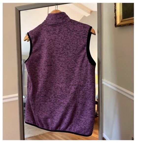 Guides Choice Alaskan Gear Women’s Fleece Vest Purple Full Zip Outdoor Warm - Picture 5 of 5